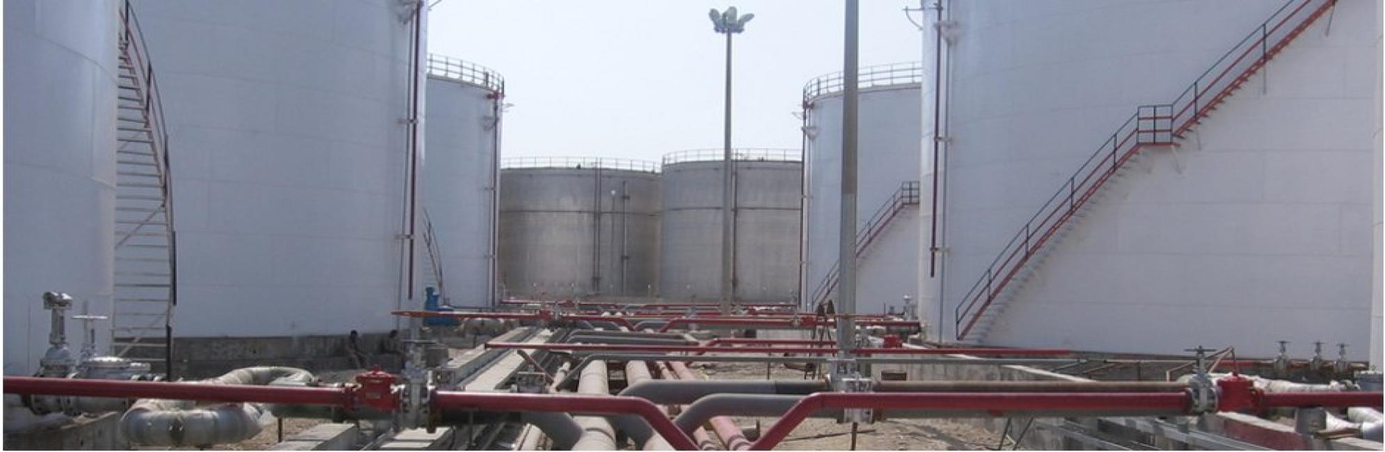  پروژه احداث انبار ذخیره سازی و صدور فرآورده های نفتی  واقع در بندر خلیج فارس